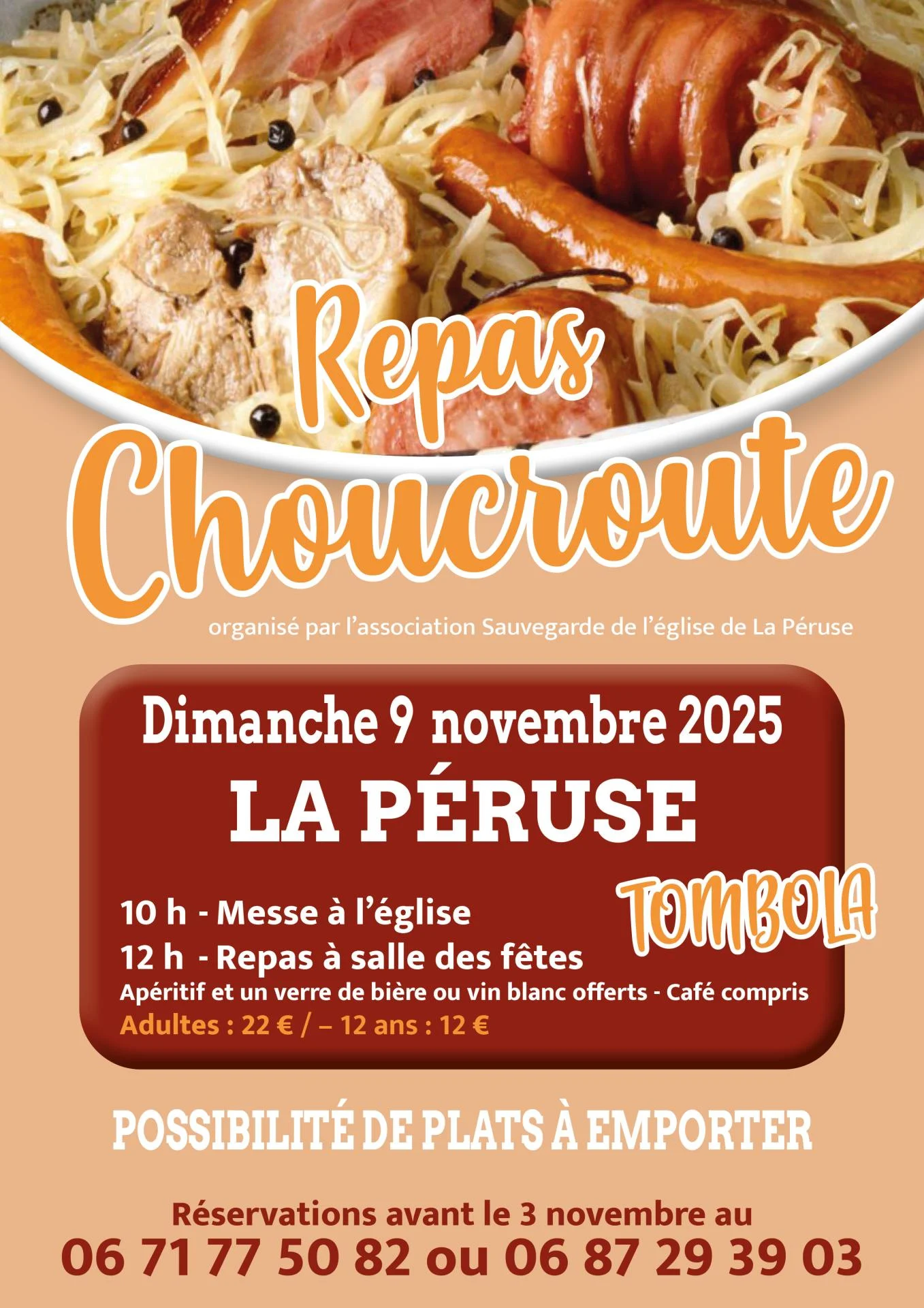 Affiche chouccroute sauvegarde