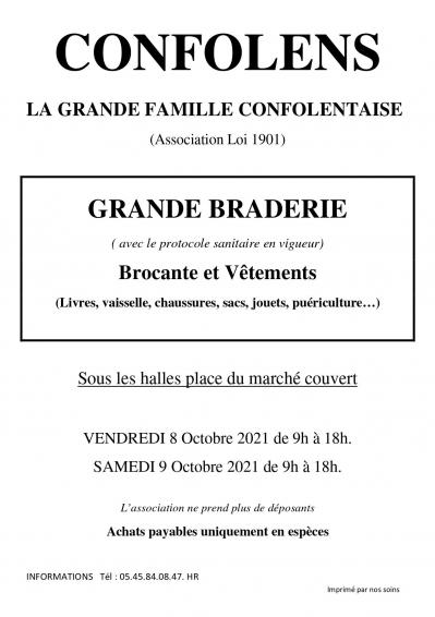 Grande braderie Confolens