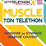 Affiche telethon 2023 panneau lumineux