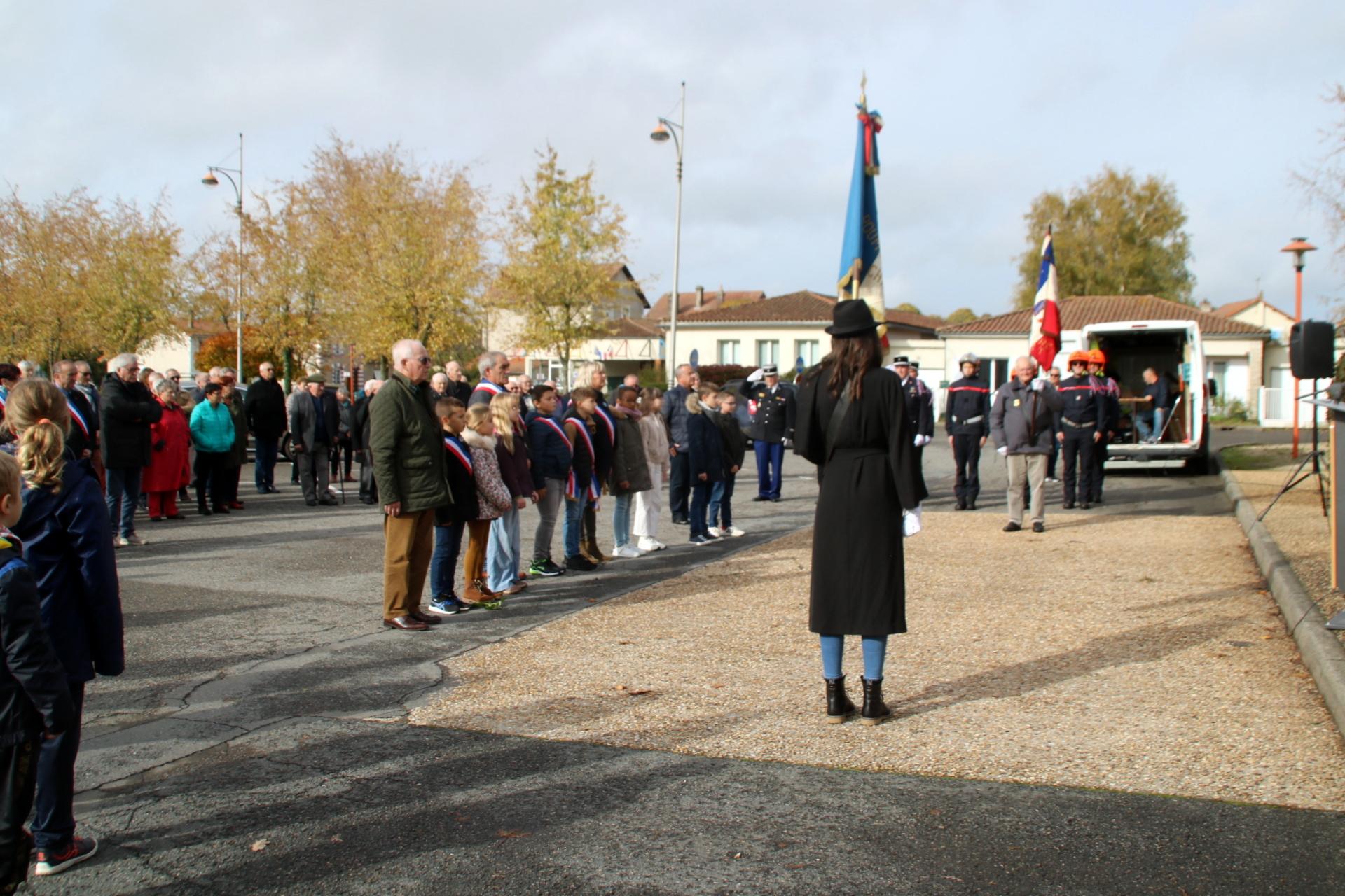 Ceremonie 11 novembre roumazieres 14 1