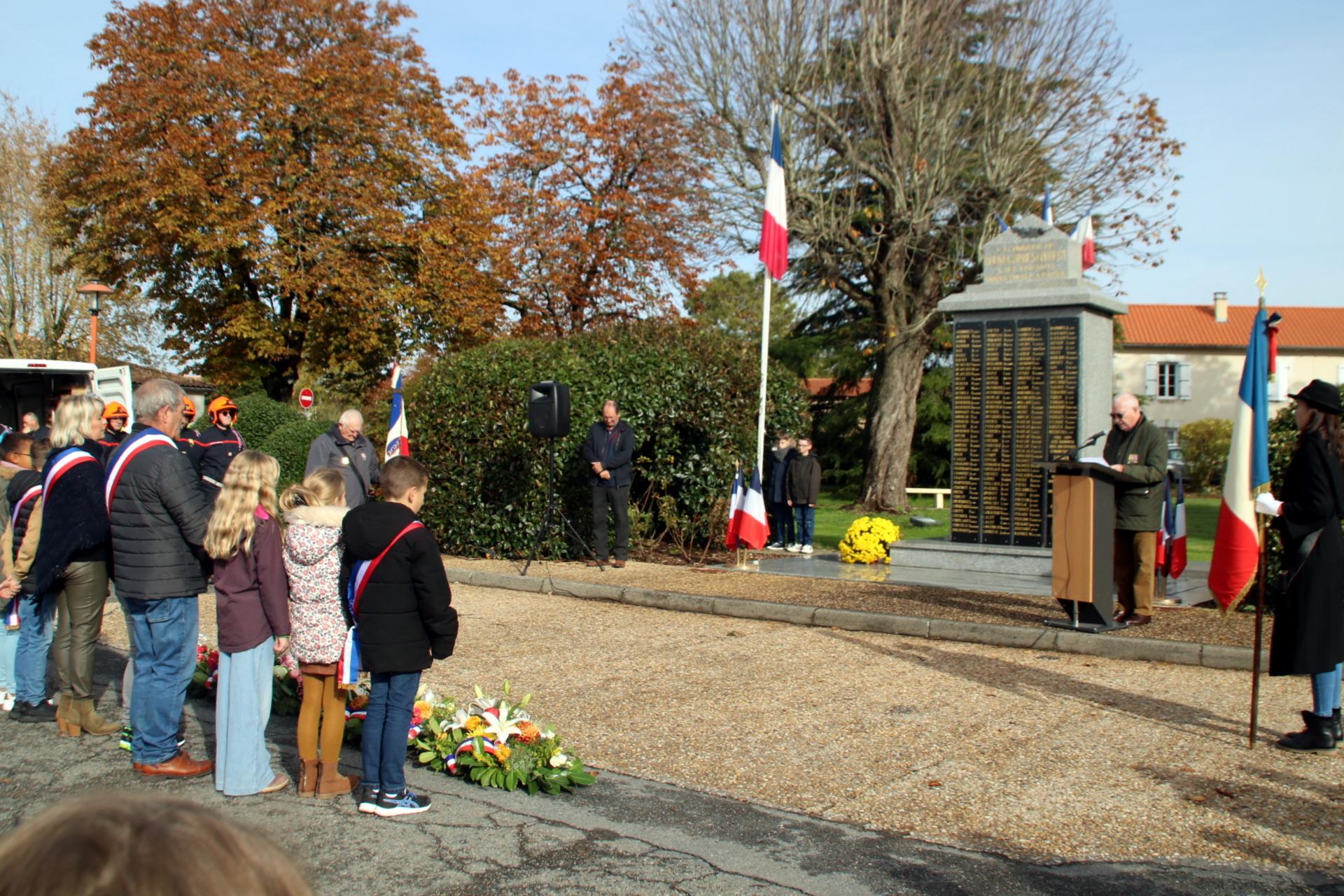 Ceremonie 11 novembre roumazieres 6 1