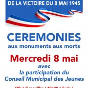 Ceremonies monuments 8 mai