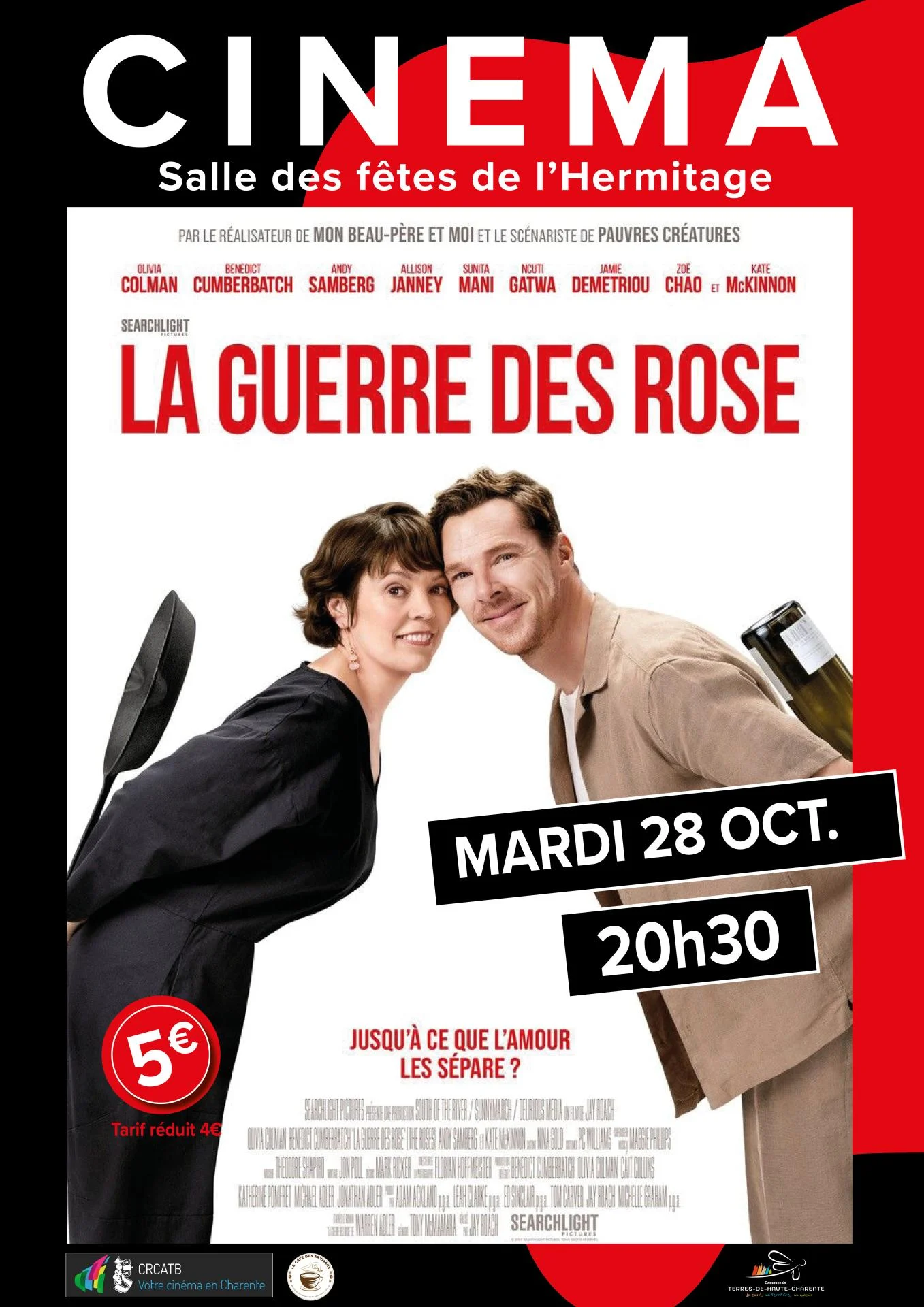 Cine oct 2025 la guerre des rose