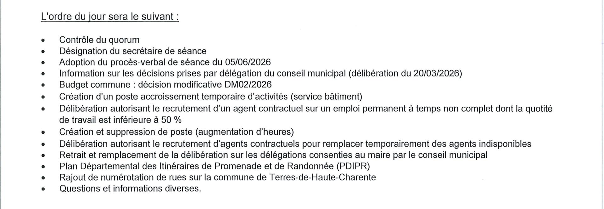 Conseil municipal 2