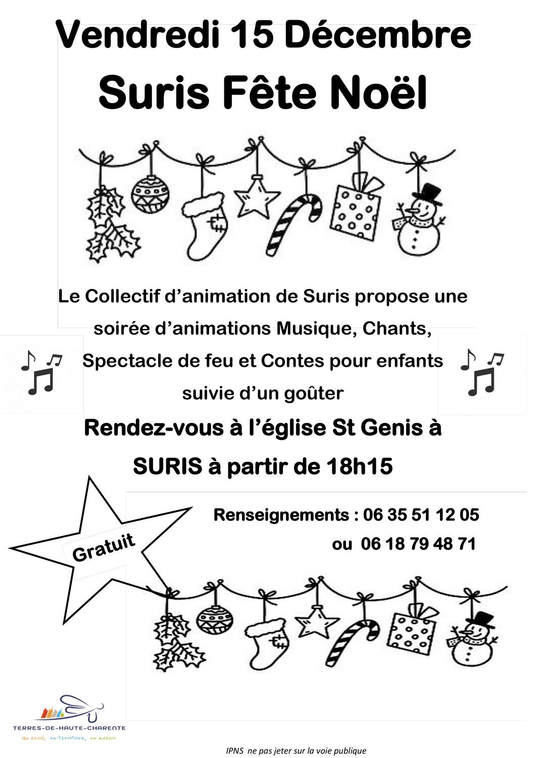 Suris fete noel 2023 affiche